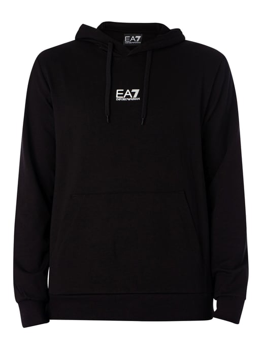 EA7 Jersey Trui Met Capuchon, Zwart - Image 6
