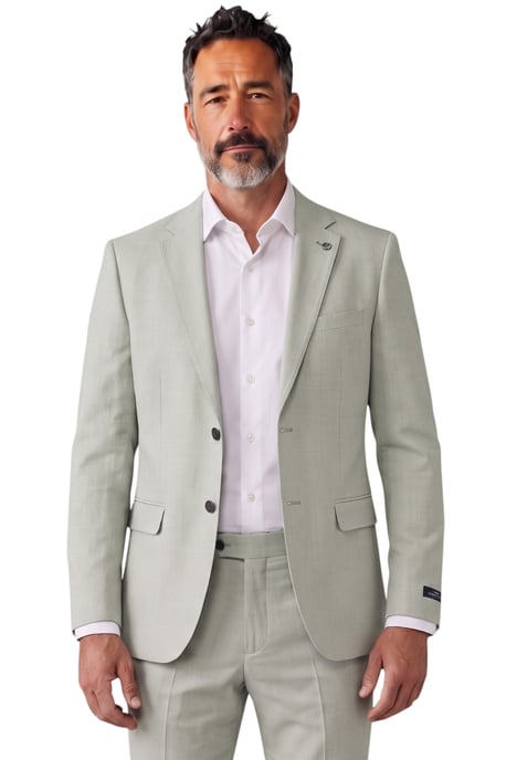 Saliegroene, getailleerde formele blazer voor heren - Belmount - Image 1