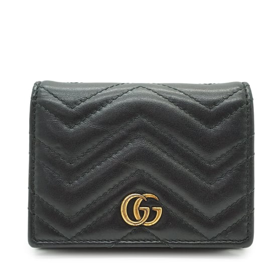 Gucci leren portemonnee Marmont - Image 1