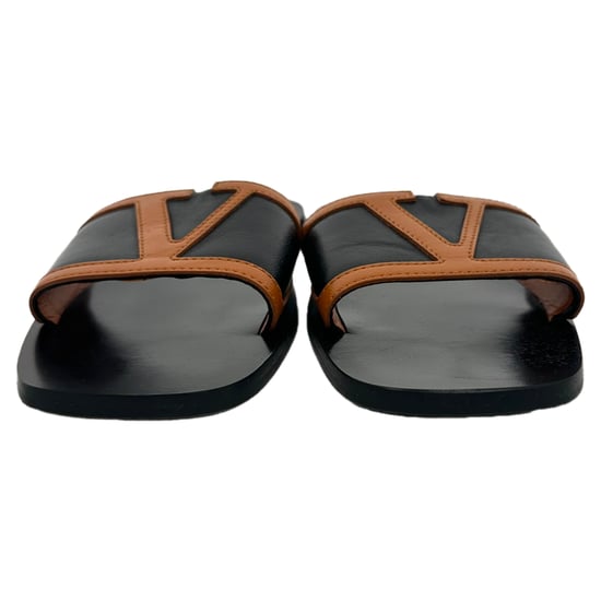 Valentino Garavani Viva Superstar slippers in zwart leer - Image 2