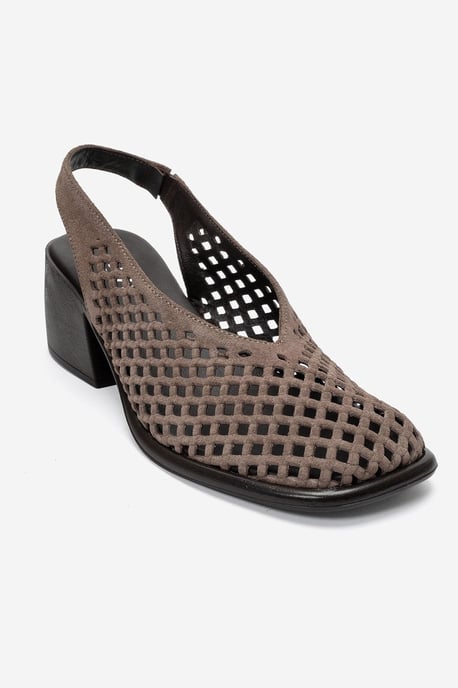 Monvera Blokhak Leren Slingback Sandaal - Image 3