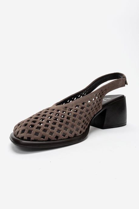 Monvera Blokhak Leren Slingback Sandaal - Image 6
