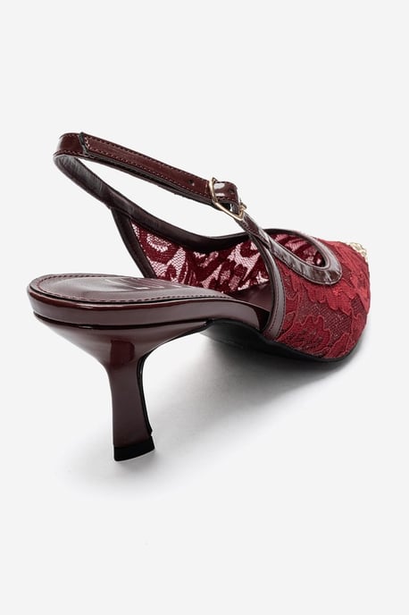 Clem Veterschoenen Slingback Pump - Image 6