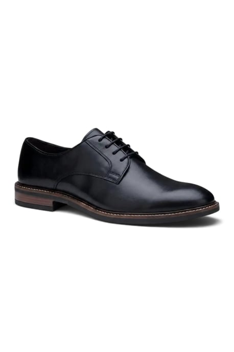 John White herenschoenen van zwart leer met gladde neus en vetersluiting - Tanner - Image 2