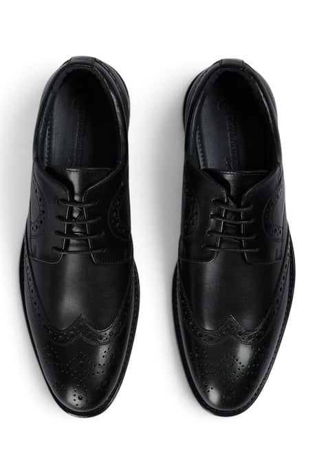 Paul Andrew herenschoenen in zwart, wingtip brogue derby - Cambridge - Image 4