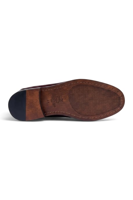 Paul Andrew heren penny loafers van bordeauxrood lakleer - Joseph - Image 5