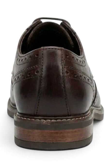 John White Heren Bruine Leren Wingtip Brogue Veterschoenen - Stokes - Image 5