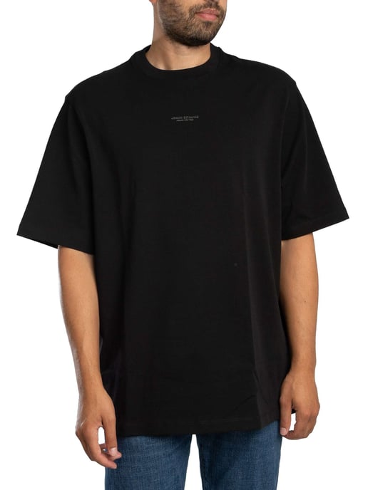 Armani Exchange Comfort Brand T-Shirt, Zwart - Image 1
