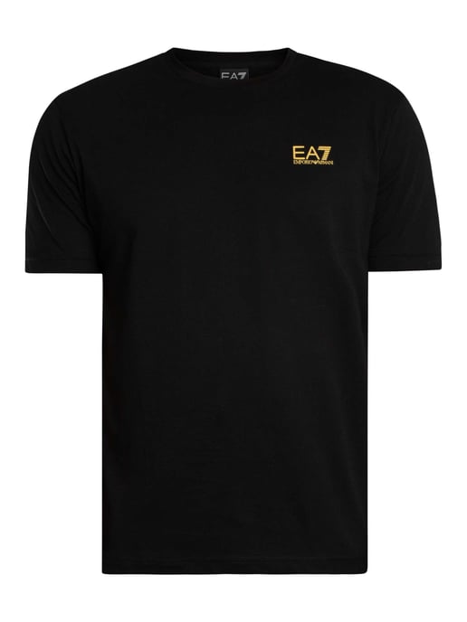 EA7 Terug Logo T-Shirt, Zwart - Image 5