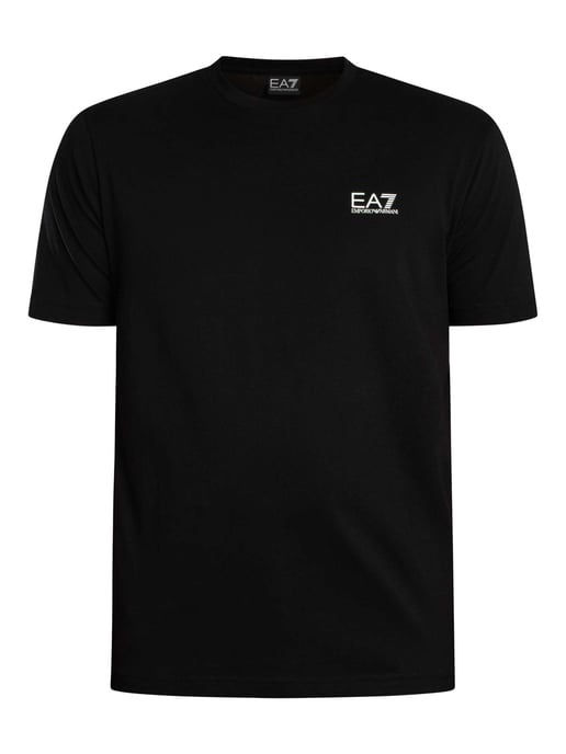 EA7 T-Shirt Met Grafische Print Op De Achterkant, Zwart - Image 5