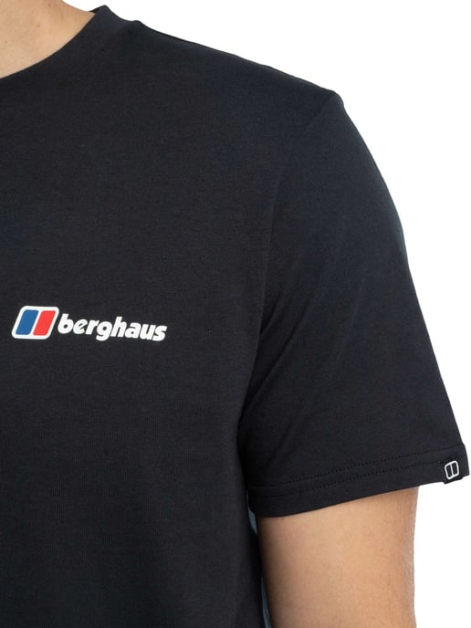 Berghaus T-Shirt Met Klaslogo, Zwart - Image 4