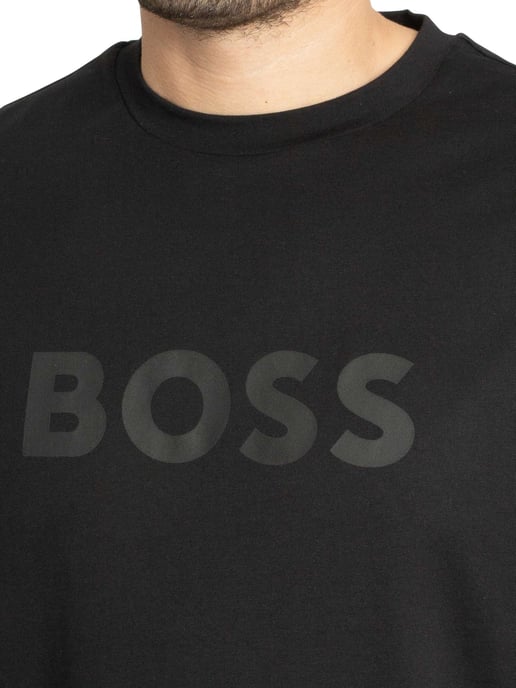 BOSS T-Shirt Met Logo, Zwart - Image 4