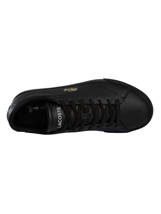 Lacoste Lerond Set 225 2 CMA Leren Sneakers, Zwart - Image 6