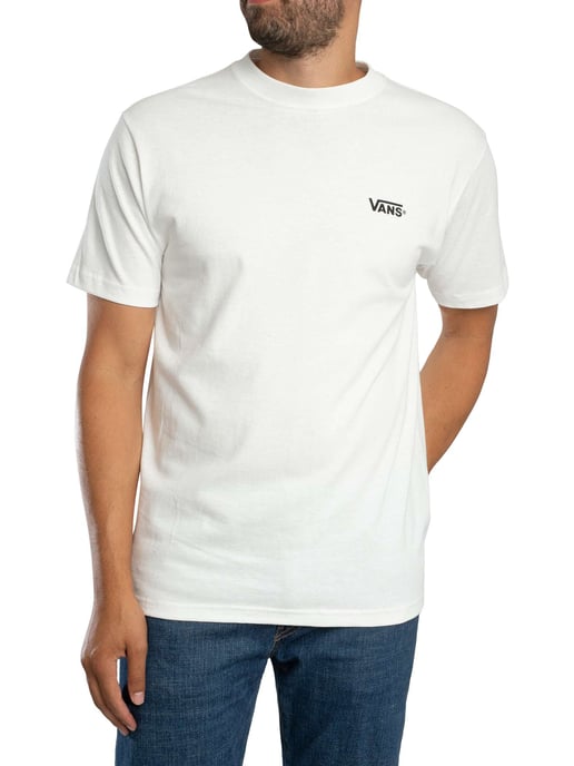 Vans Nieuw T-Shirt Met Print Op De Linkerborst, Wit - Image 1