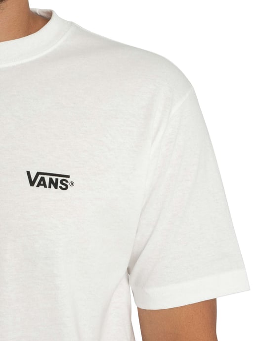 Vans Nieuw T-Shirt Met Print Op De Linkerborst, Wit - Image 4