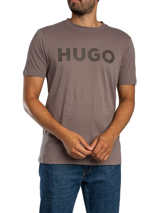HUGO Dulivio Grafisch T-Shirt, Grijs - Image 1