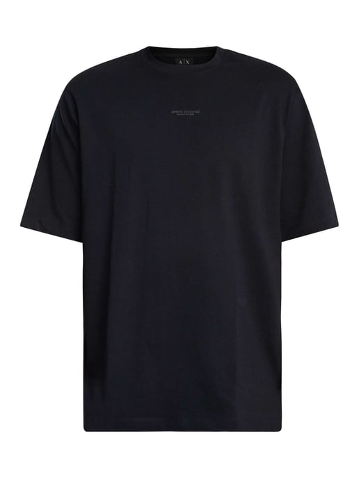 Armani Exchange Comfort T-Shirt Met Centraal Logo, Blauw - Image 5