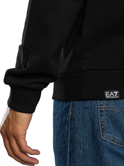EA7 Sweatshirt Met Groot Logo En Grafische Print, Zwart - Image 5