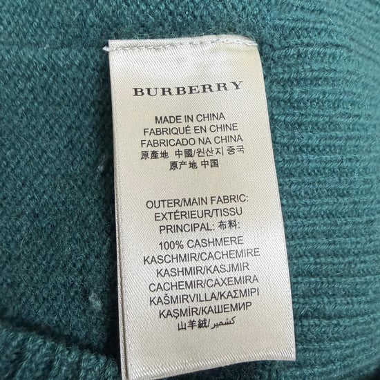 Burberry Brit Elleboog Patchwork in Groene Kasjmier - Image 5