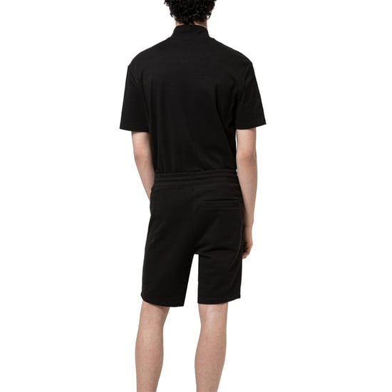 HUGO Logo Patch Duurzame Zweet Shorts - Zwart - Image 3