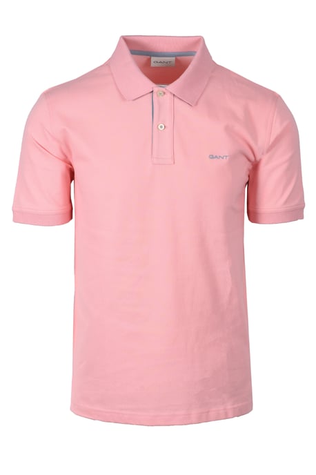 Gant Polo SS Regular Fit Contrast Pique Rugger Polo Roze - Image 1
