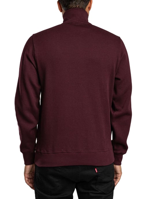 Lacoste Sweatshirt Met Hoge Hals En Interlock-Look, Rood - Image 3