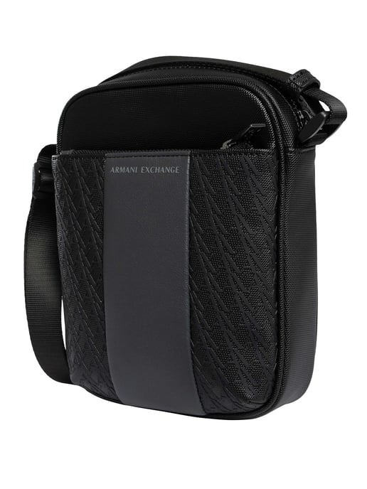 Armani Exchange Merk Schoudertas, Zwart - Image 2