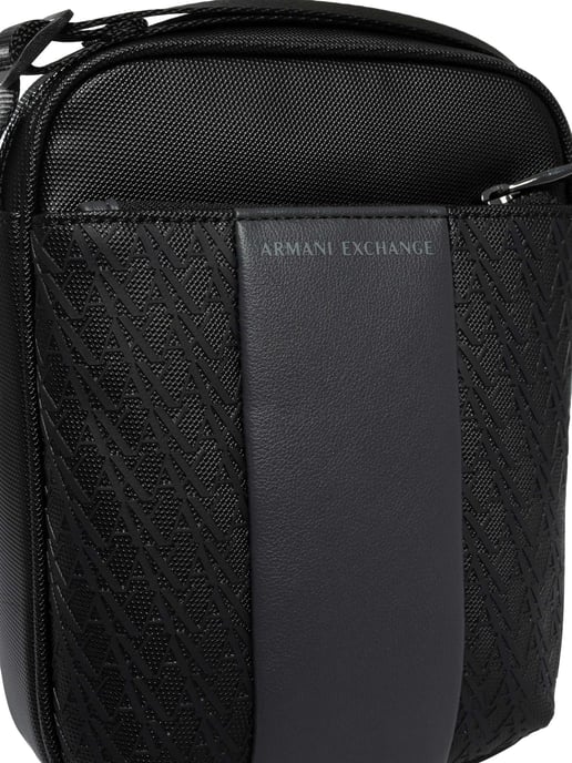 Armani Exchange Merk Schoudertas, Zwart - Image 6