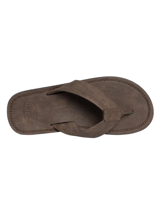 Superdry Vintage Teenslippers, Bruin - Image 6