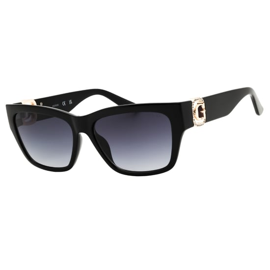 Guess Zonnebril Met Glanzend Zwart Montuur - Image 2