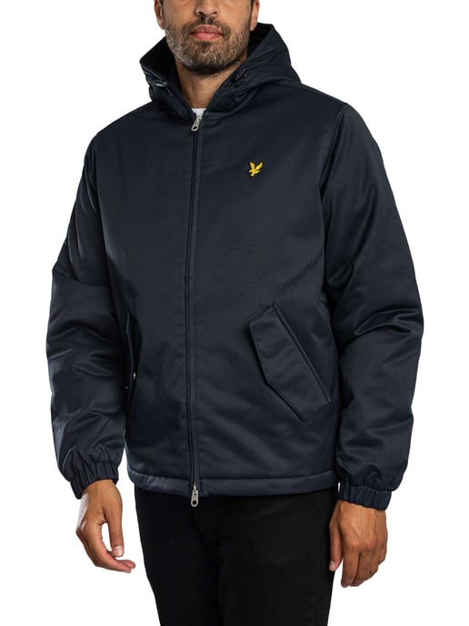 Lyle & Scott Gewatteerde Jas Met Capuchon En Ritssluiting, Blauw - Image 1