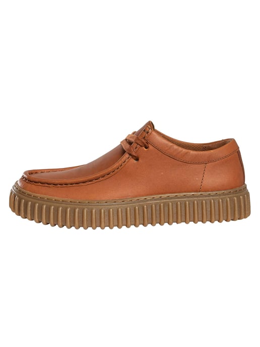 Clarks Torhill Lo Leren Schoenen, Bruin - Image 2
