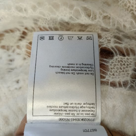 Chanel Bicolor Kant Midi Jurk in Zwarte Wol - Image 6