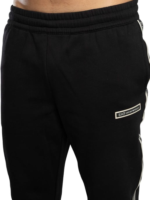 EA7 Slim Box Logo Joggingbroek, Zwart - Image 5