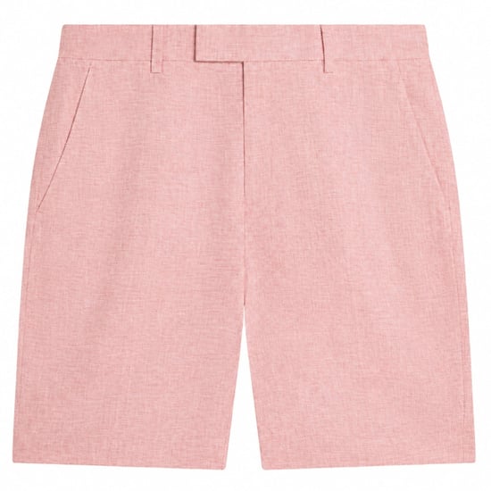 Ted Baker Kenleys Stretch Linen Lichtroze Korte Broek - Image 1