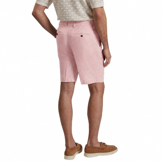 Ted Baker Kenleys Stretch Linen Lichtroze Korte Broek - Image 3