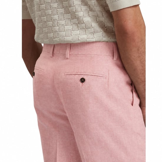Ted Baker Kenleys Stretch Linen Lichtroze Korte Broek - Image 4