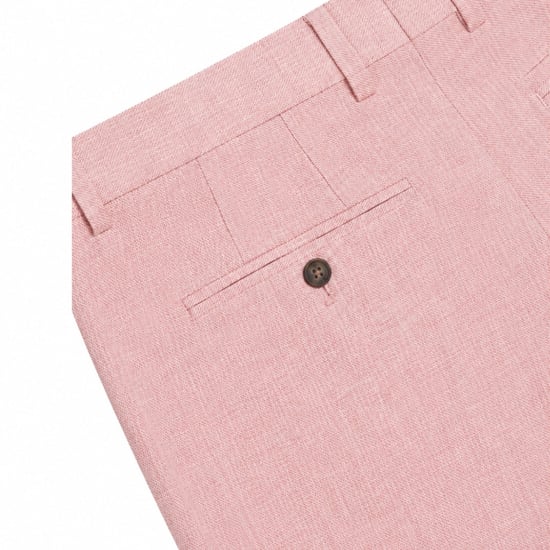 Ted Baker Kenleys Stretch Linen Lichtroze Korte Broek - Image 6
