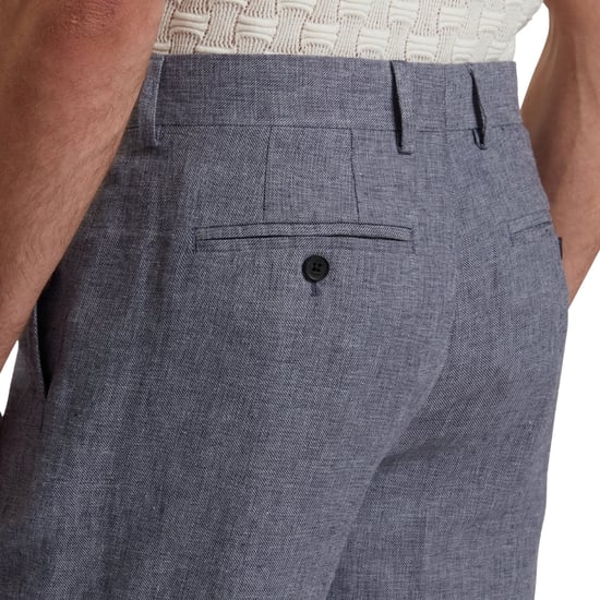 Ted Baker Kenleys Stretch Blauwe Linnen Korte Broek - Image 2