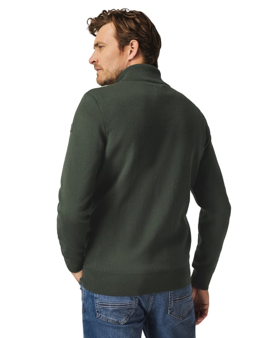 vest State of Art wijde fit effen groen - Image 2