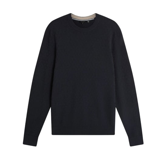 Ted Baker Sainsy T-stitch Marineblauwe Trui Met Ronde Hals - Image 1