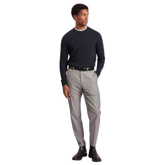 Ted Baker Sainsy T-stitch Marineblauwe Trui Met Ronde Hals - Image 5