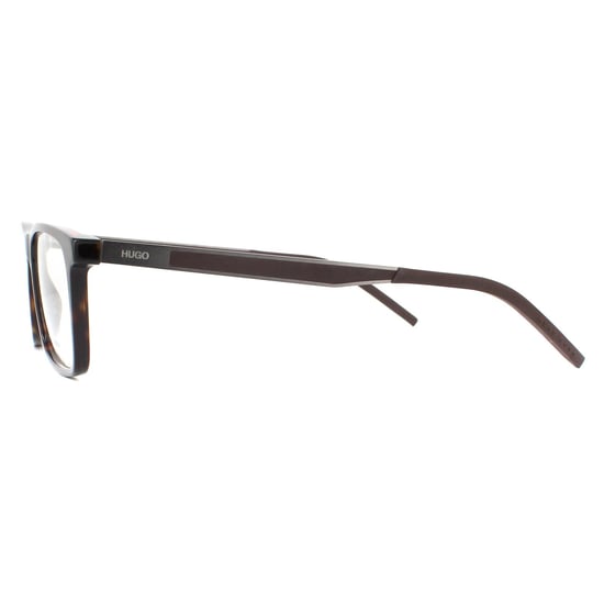 Hugo van Hugo Boss Rectangulaire Havana Heren Brilmonturen - Image 3