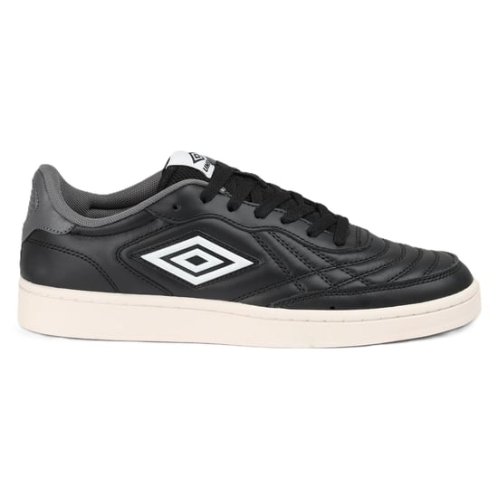 Umbro Clayton Leer Zwart/Castlerock/Wit Sneakers - Image 1