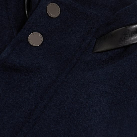 Heren Ted Baker Knowl Funnel Neck Field Jacket in Navy - Image 6