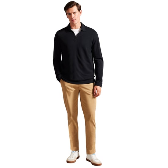 Ted Baker Karpol Heren Zwarte Modal Sweater - Image 5
