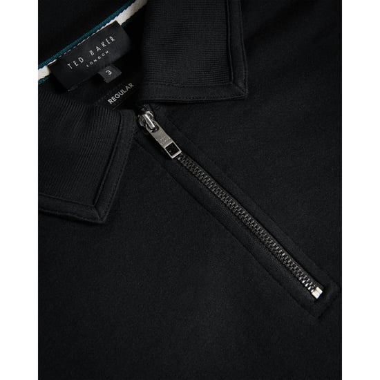 Ted Baker Karpol Heren Zwarte Modal Sweater - Image 6