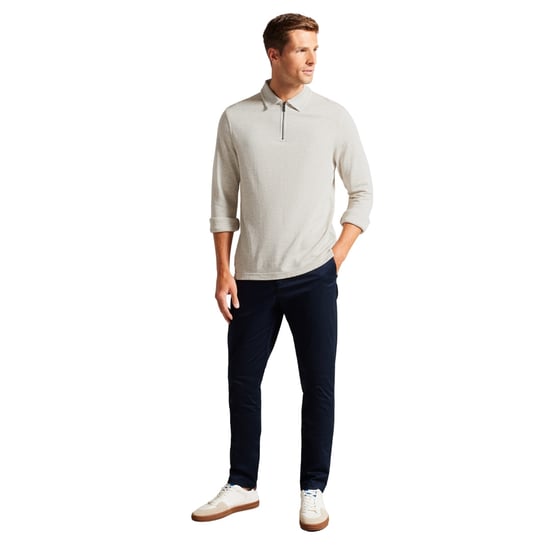 Ted Baker Karpol Heren Crème Modal Trui - Image 6