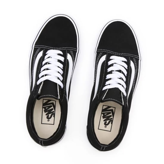 Shop Voor Vans Old Skool Platform Zwart/Wit Dames Trainers - Image 4