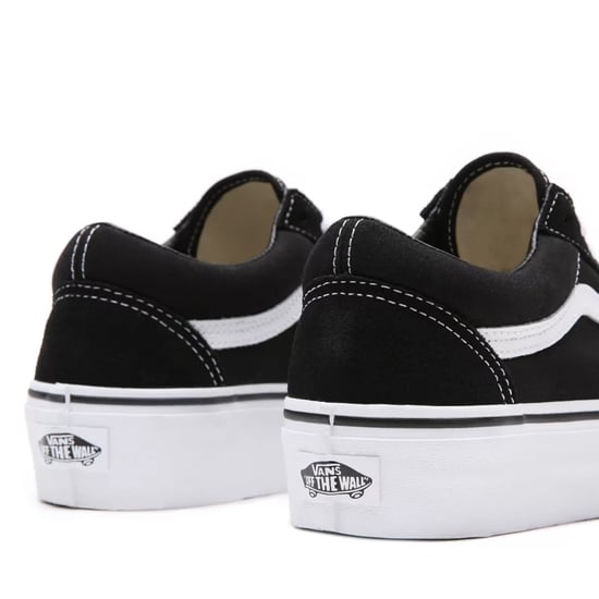 Shop Voor Vans Old Skool Platform Zwart/Wit Dames Trainers - Image 6
